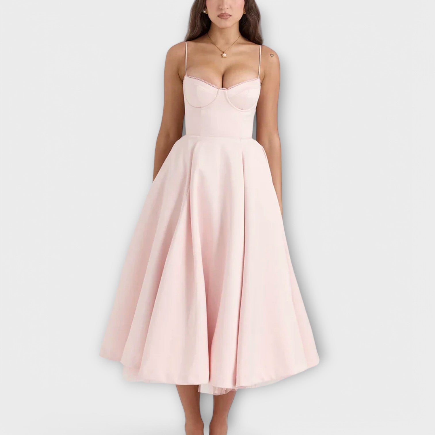 Meli – Ľahké letné šaty s korzetovým detailom