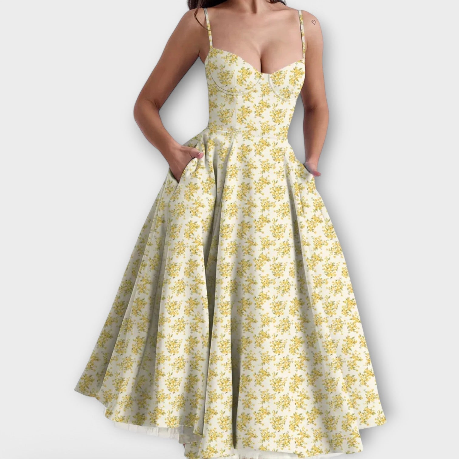 Meli – Ľahké letné šaty s korzetovým detailom