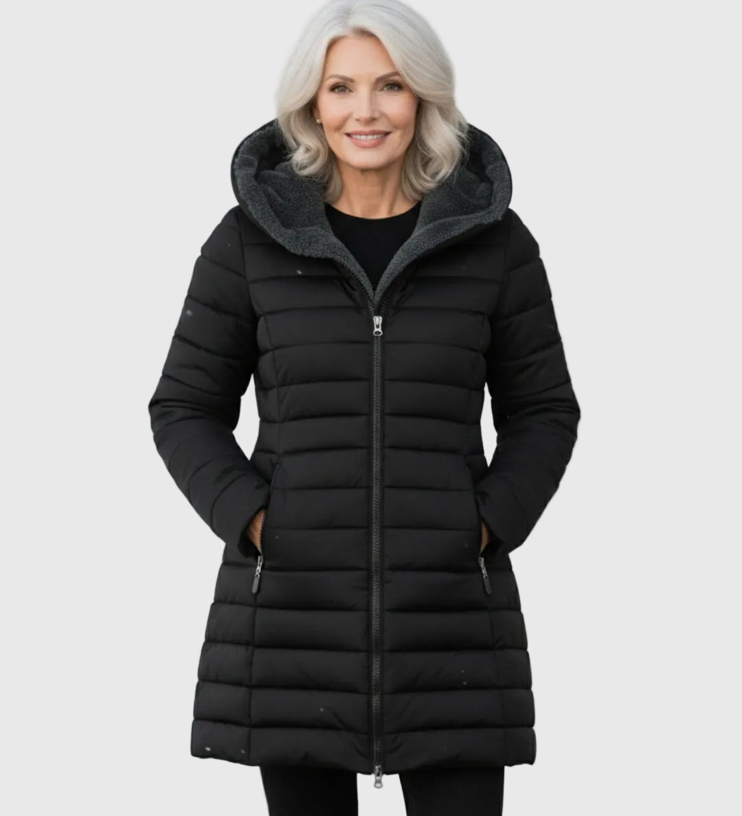 Clair - Puffer kabát s fleecovou podšívkou