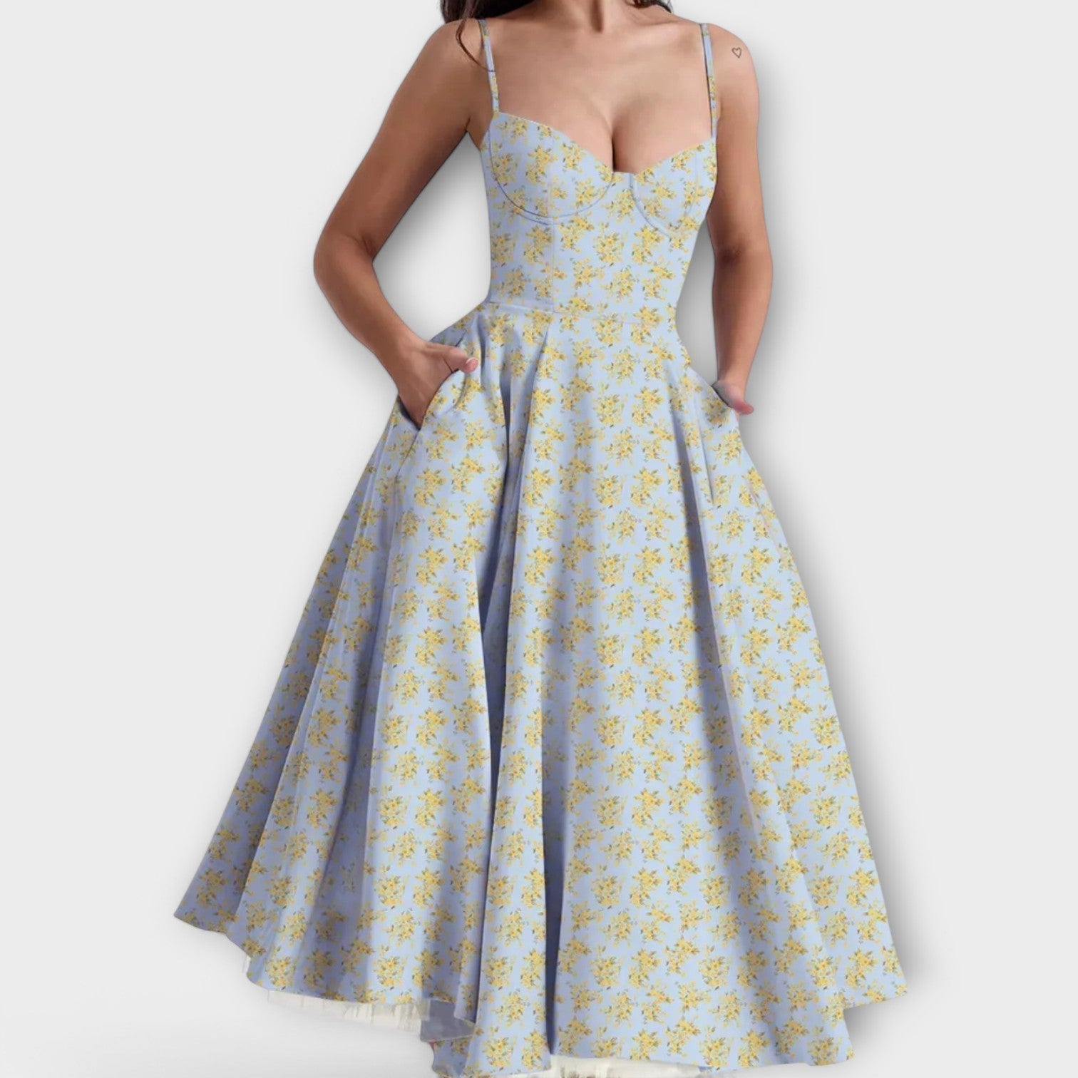 Meli – Ľahké letné šaty s korzetovým detailom