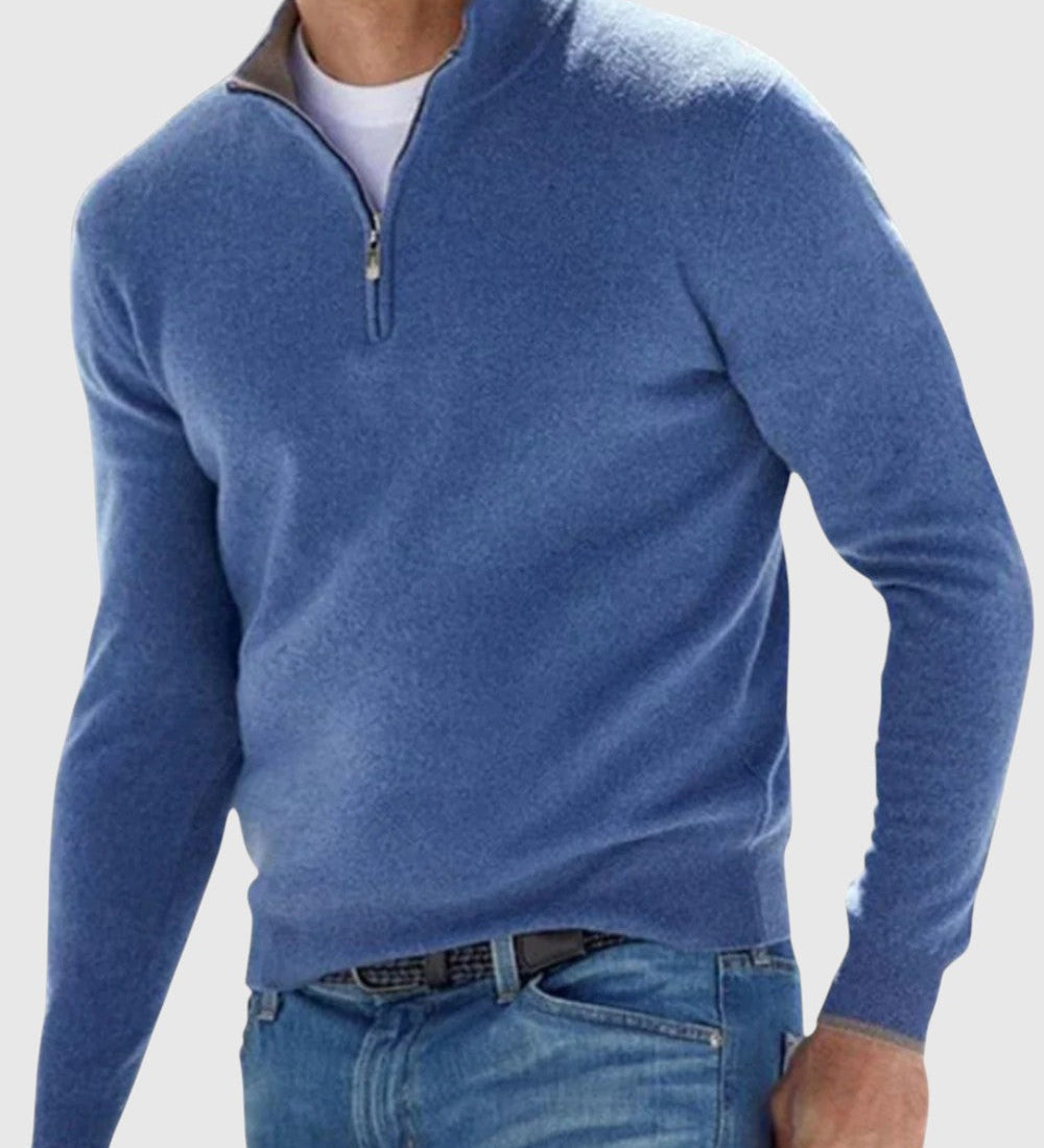 Radim - Elegantný pulóver so zipsom