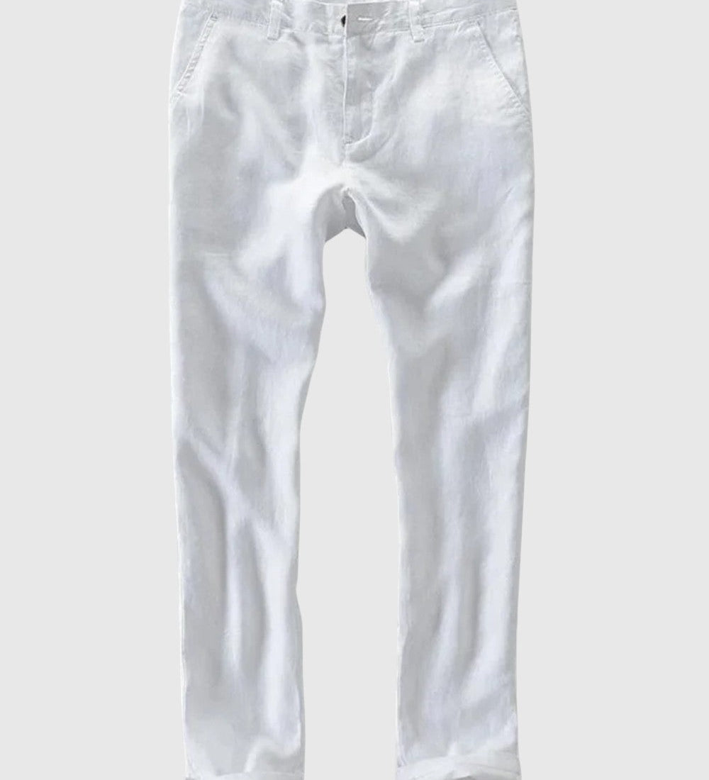 Róbert - Ľanové nohavice Mykonos