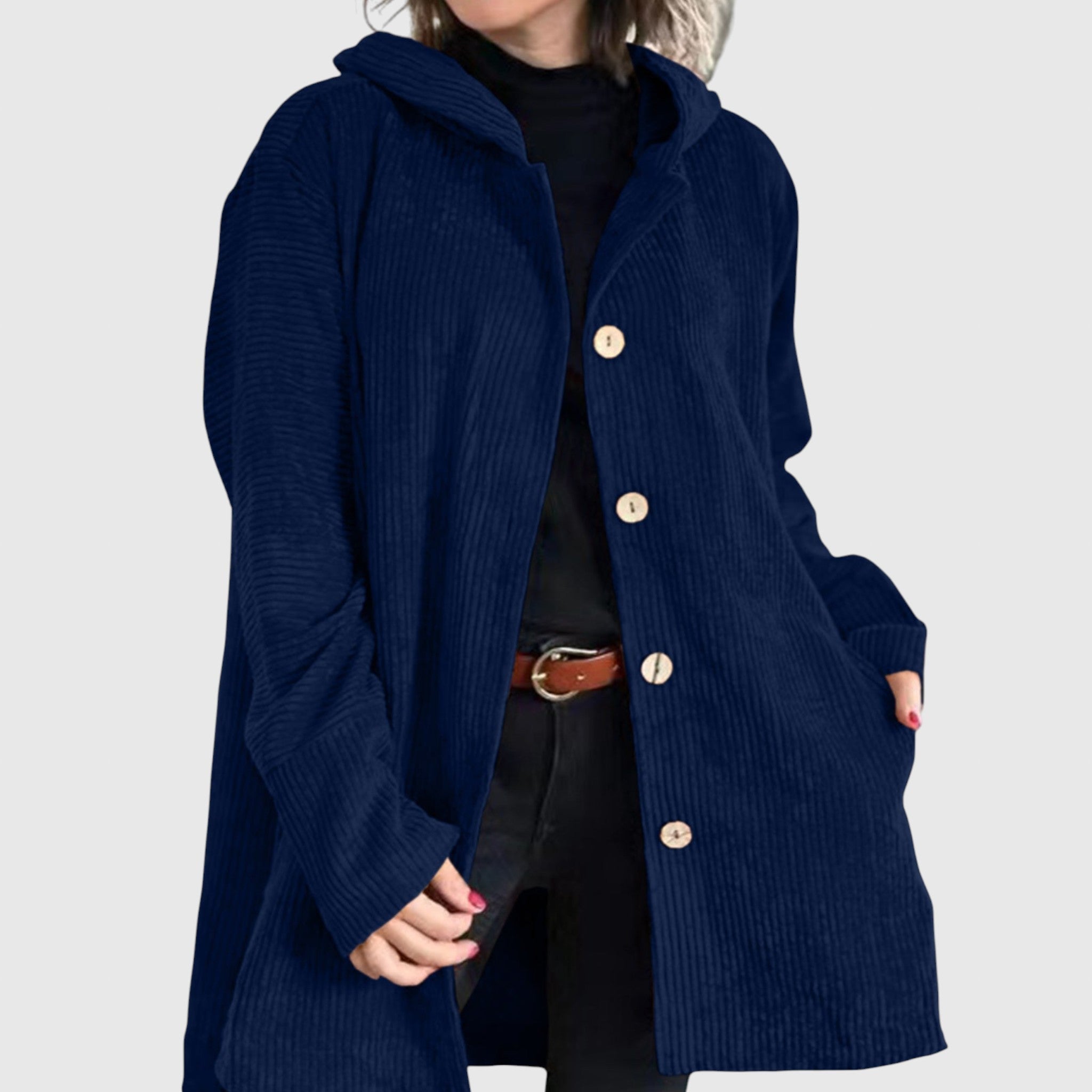 Cordia – Sametová bunda s kapucňou