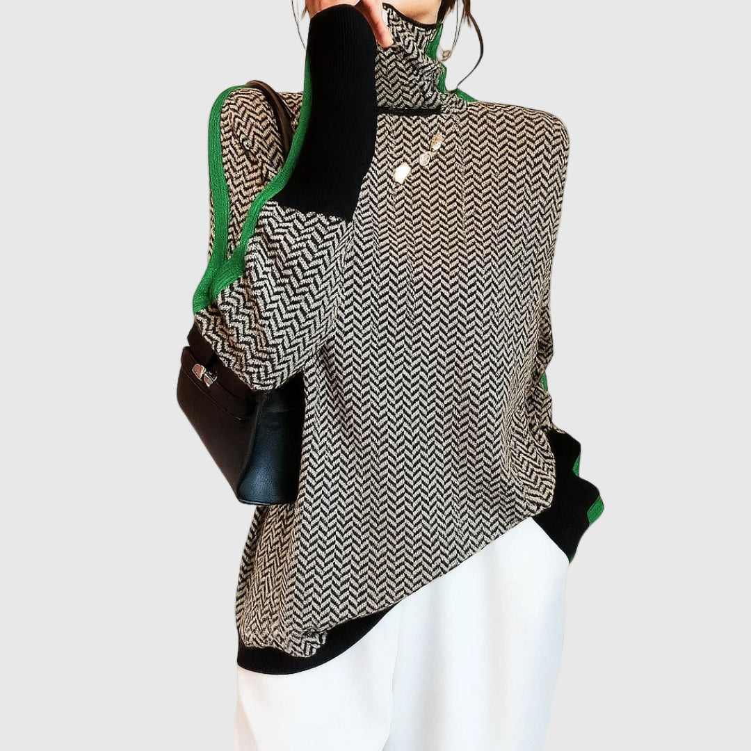 Martina - Pulóver s vysokým golierom