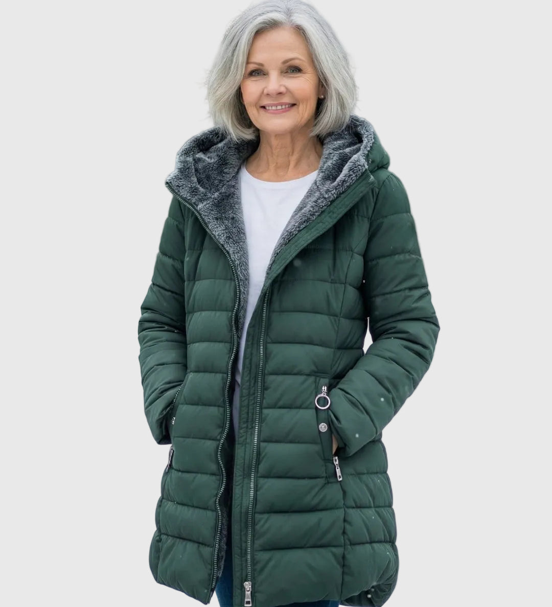 Clair - Puffer kabát s fleecovou podšívkou