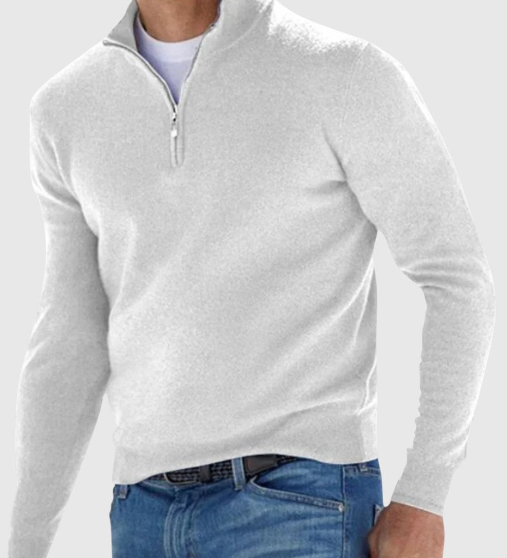 Radim - Elegantný pulóver so zipsom
