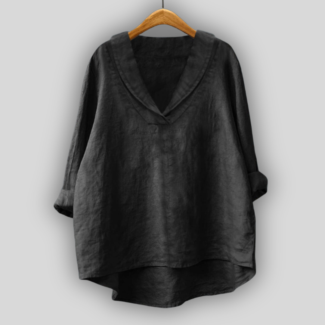 Ľanová blúzka Zlatá Aura