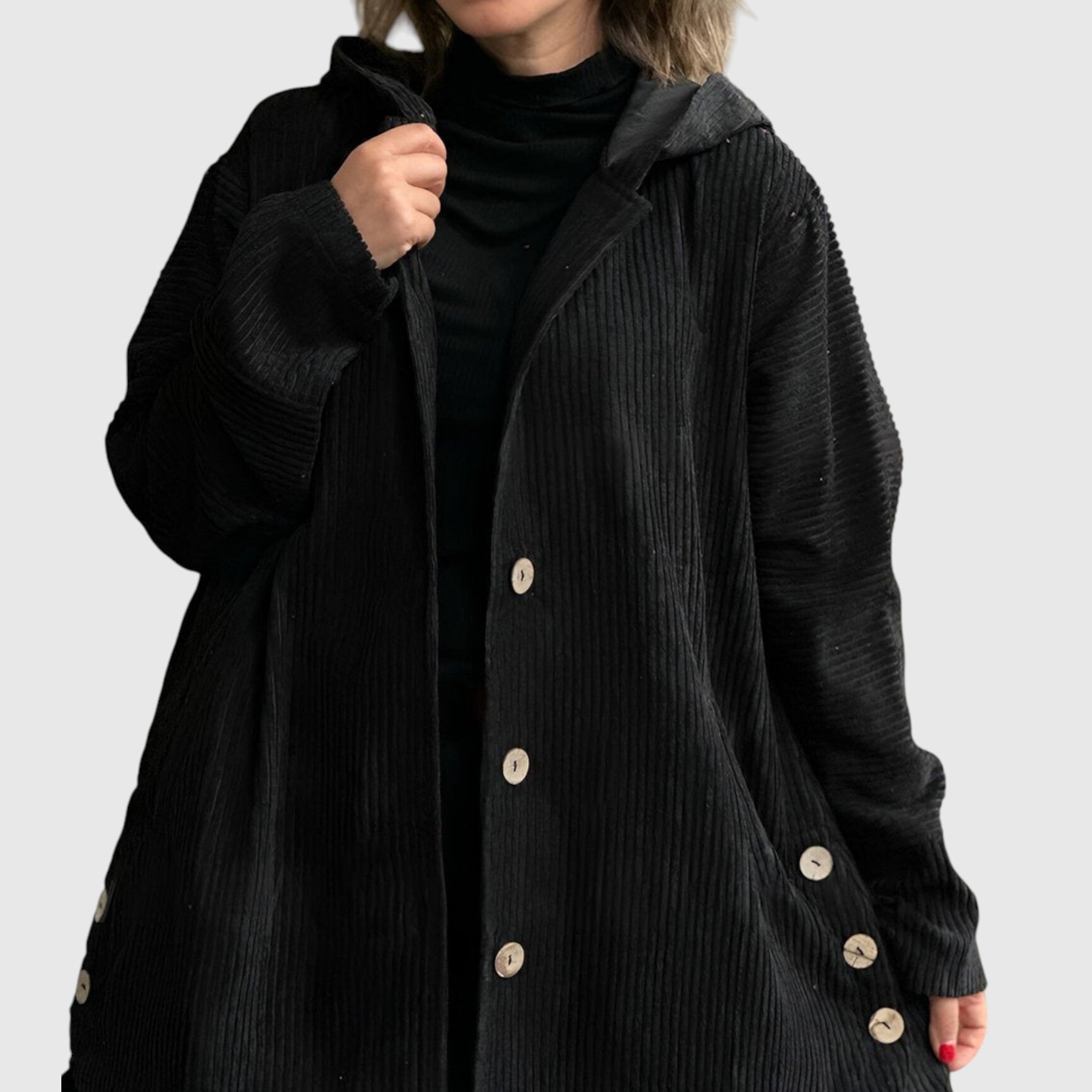 Cordia – Sametová bunda s kapucňou