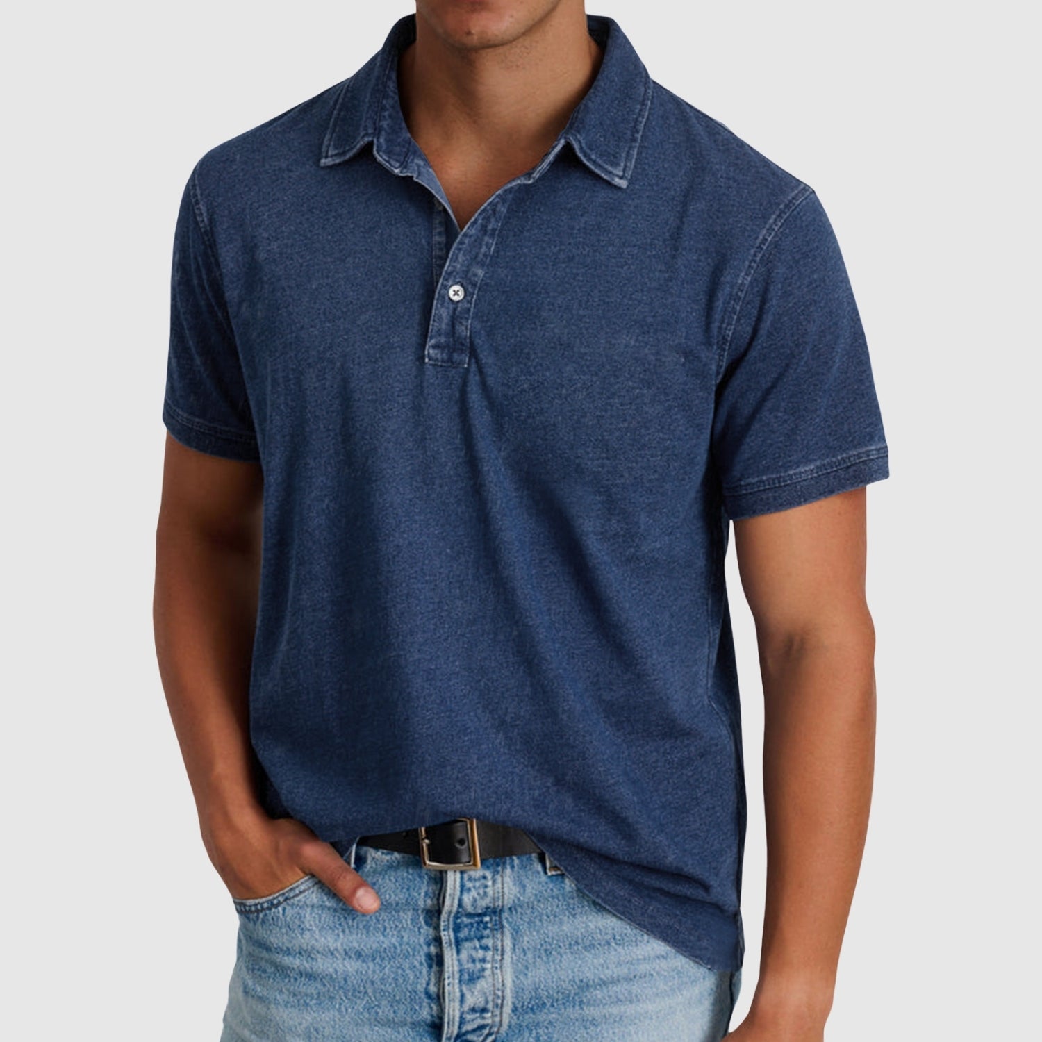 Vojtech – Vintage polo tričko s gombíkmi