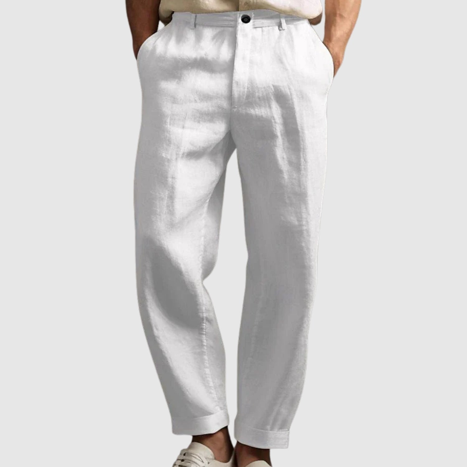 Pavol - Letné nohavice z bavlny a ľanu