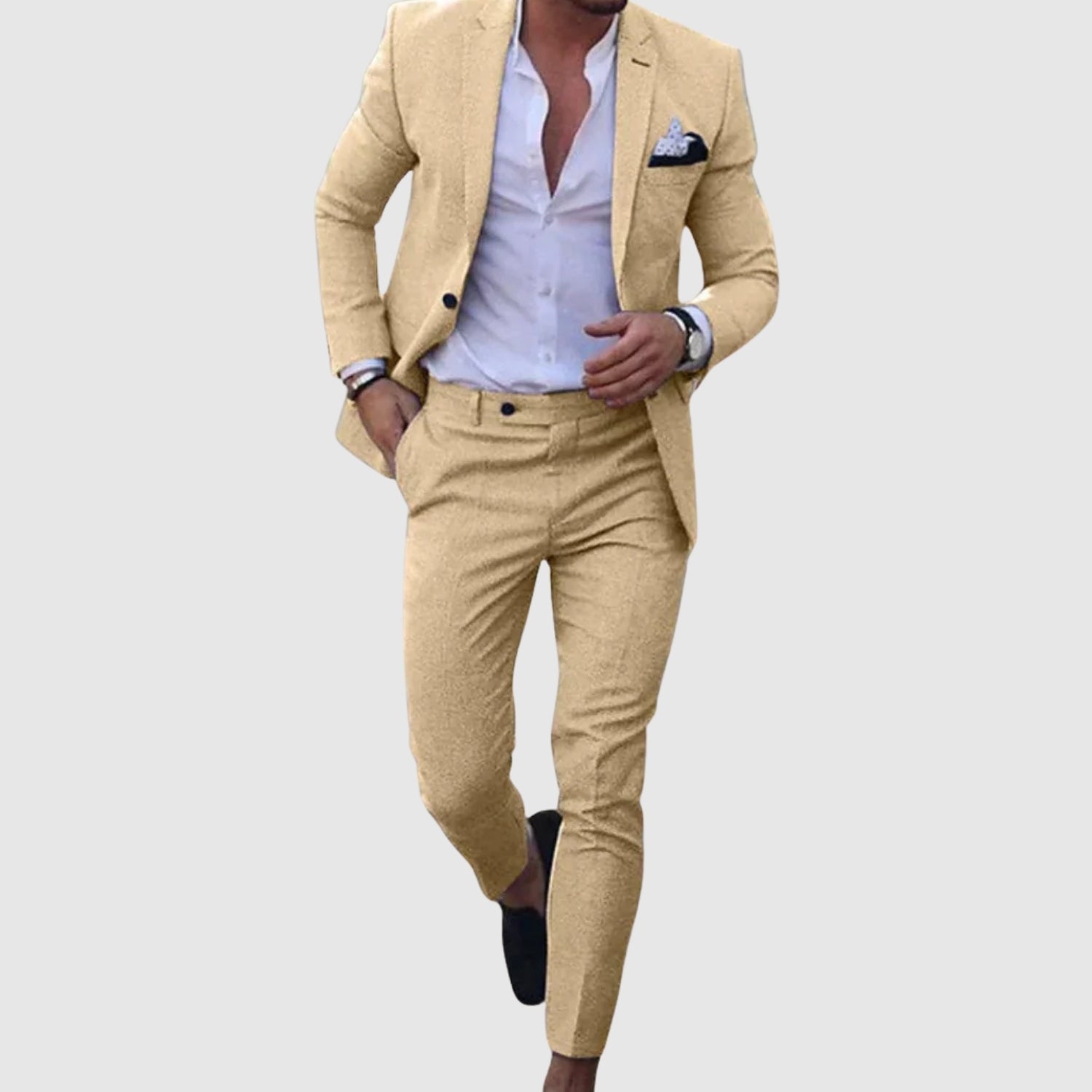 Filip – Elegantný pánsky oblek (sako + nohavice)