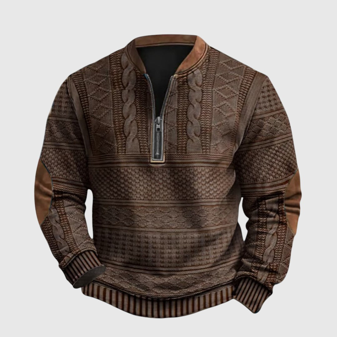 Charles - Pulóver s polovičným zipsom