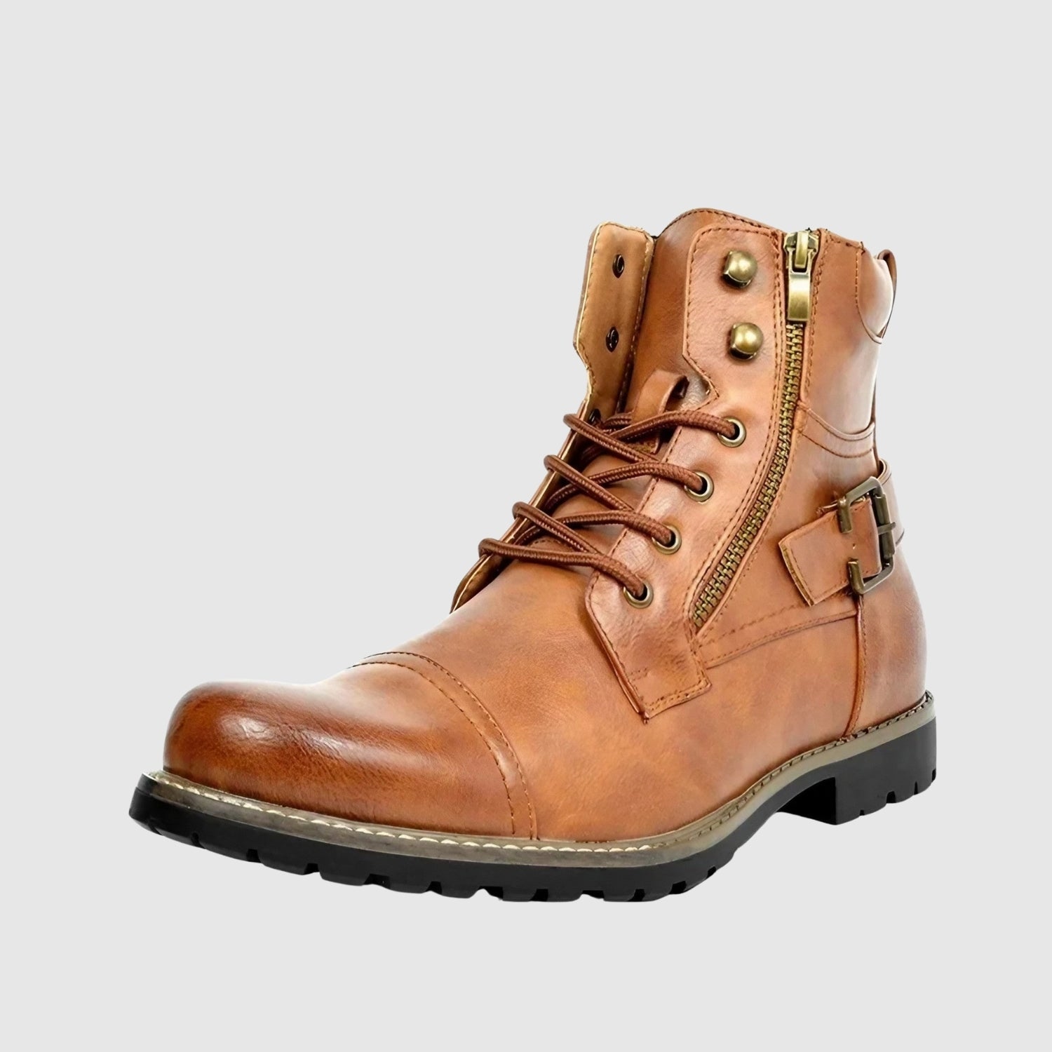 Hubert - Kožené topánky s viazaním