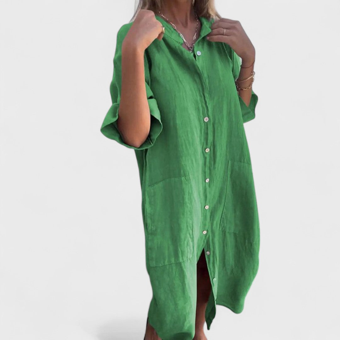 Dorka - Voľné Šaty v Štýle Ibisa