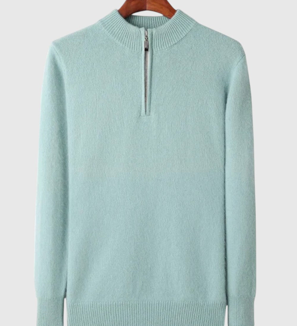 Vlastimil - Kardigán z kašmíru Genève so zipsom