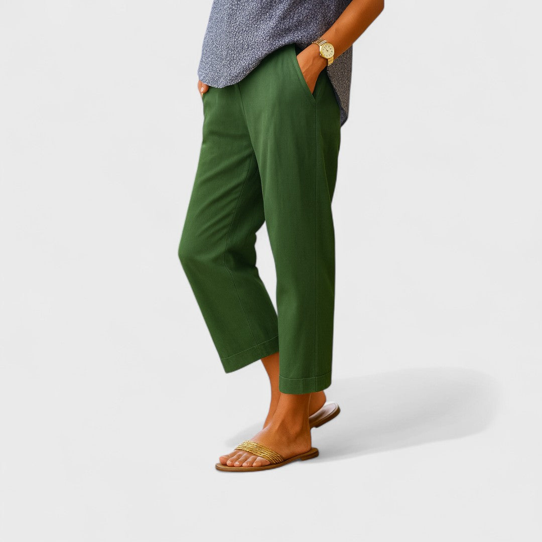 Odýlie - Letné nohavice z ľanu a bavlny