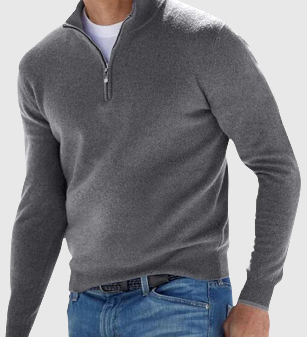 Radim - Elegantný pulóver so zipsom