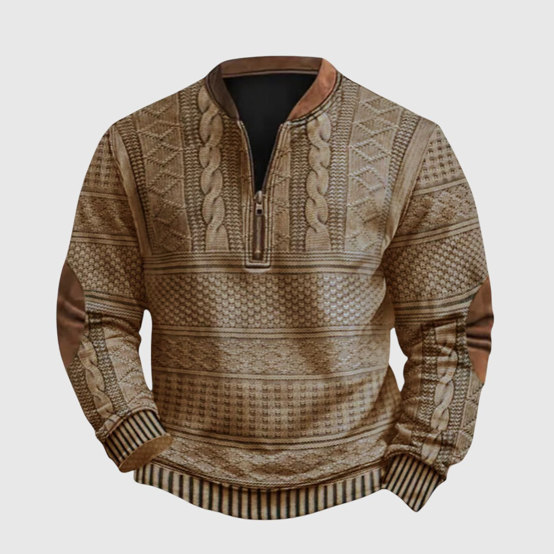 Charles - Pulóver s polovičným zipsom