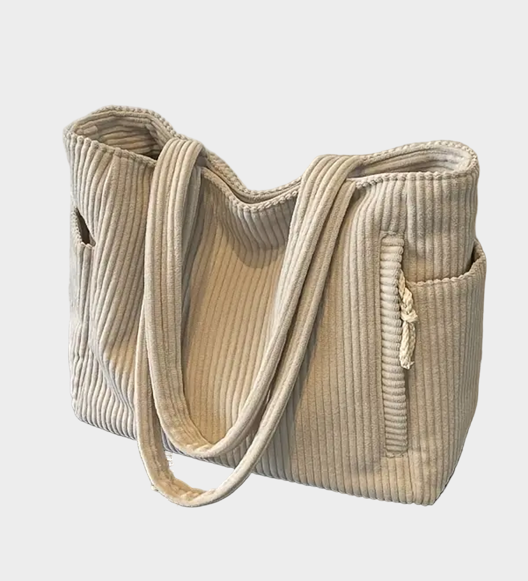 Pletená Taška Prez Rameno s Detailným Šnúrkovým Uzlom a Moderným Odtieňom