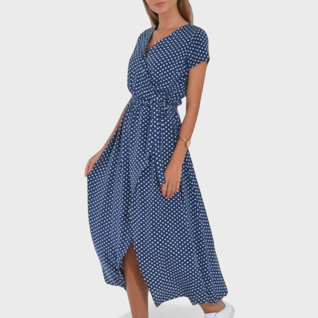 Daniela - Šaty s bodkovaným vzorom