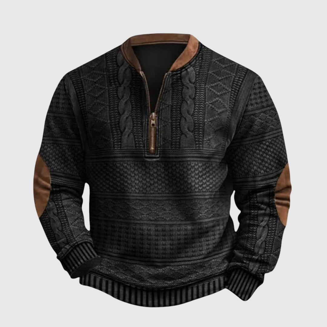 Charles - Pulóver s polovičným zipsom