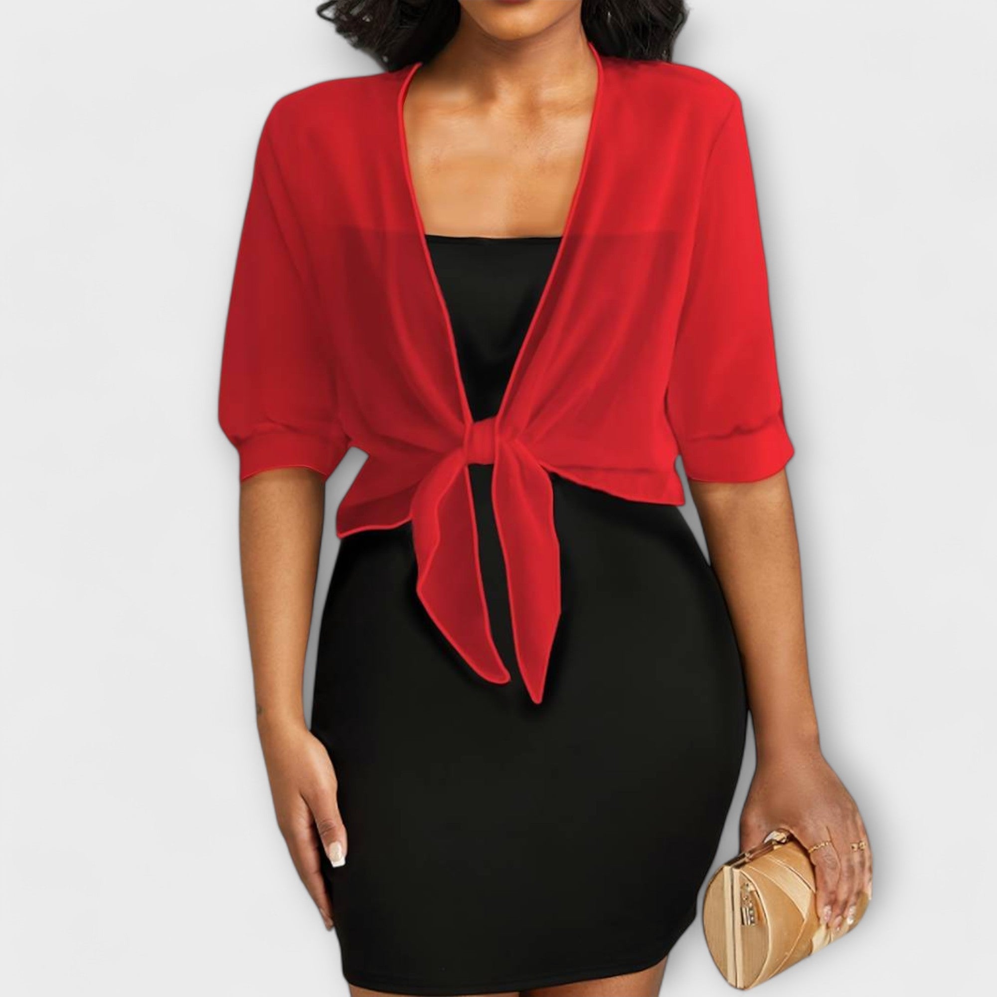 Olivia - Blúzka s otvoreným predným panelom