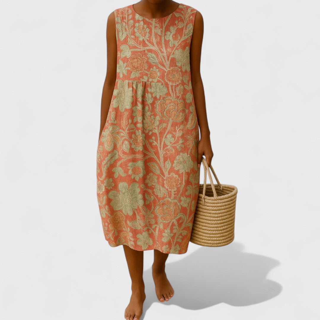 Alena - Elegantná Farebná Šaty