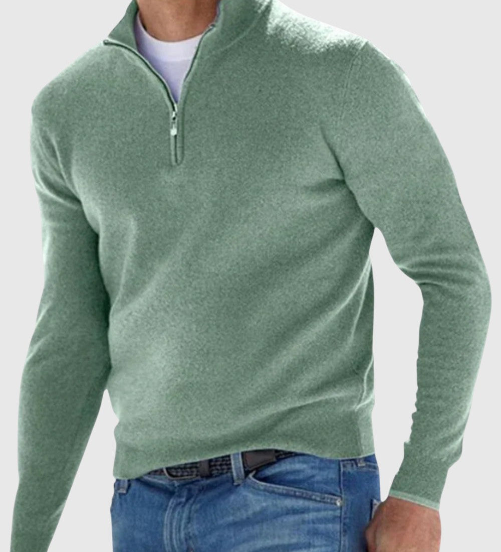 Radim - Elegantný pulóver so zipsom