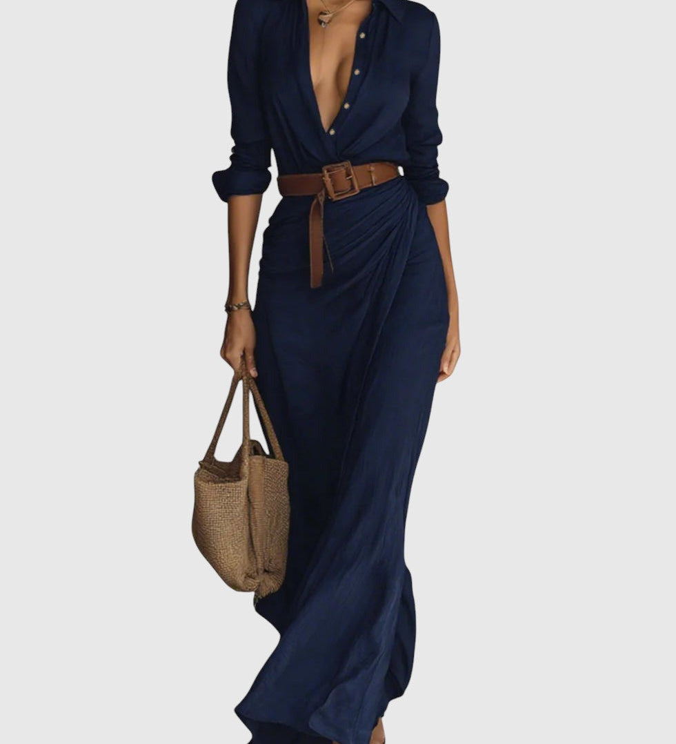 Klara – Šaty s elegantným výstrihom