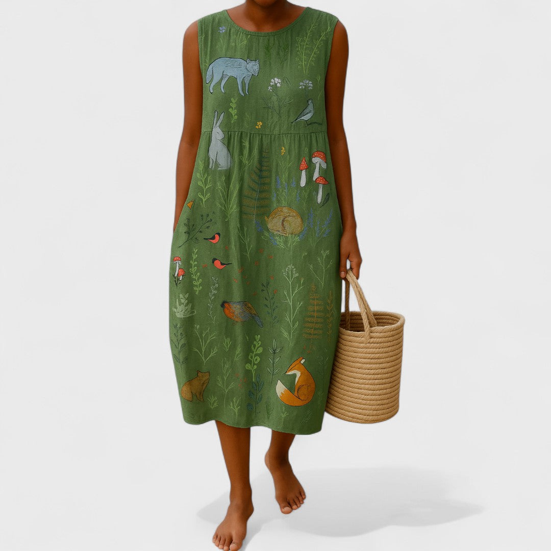 Alena - Elegantná Farebná Šaty