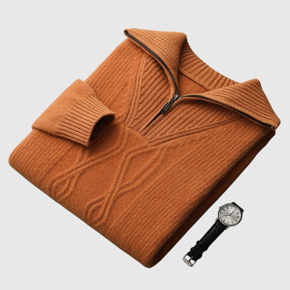 Norbert - Pulóver s ťahákom Taranto z merino vlny