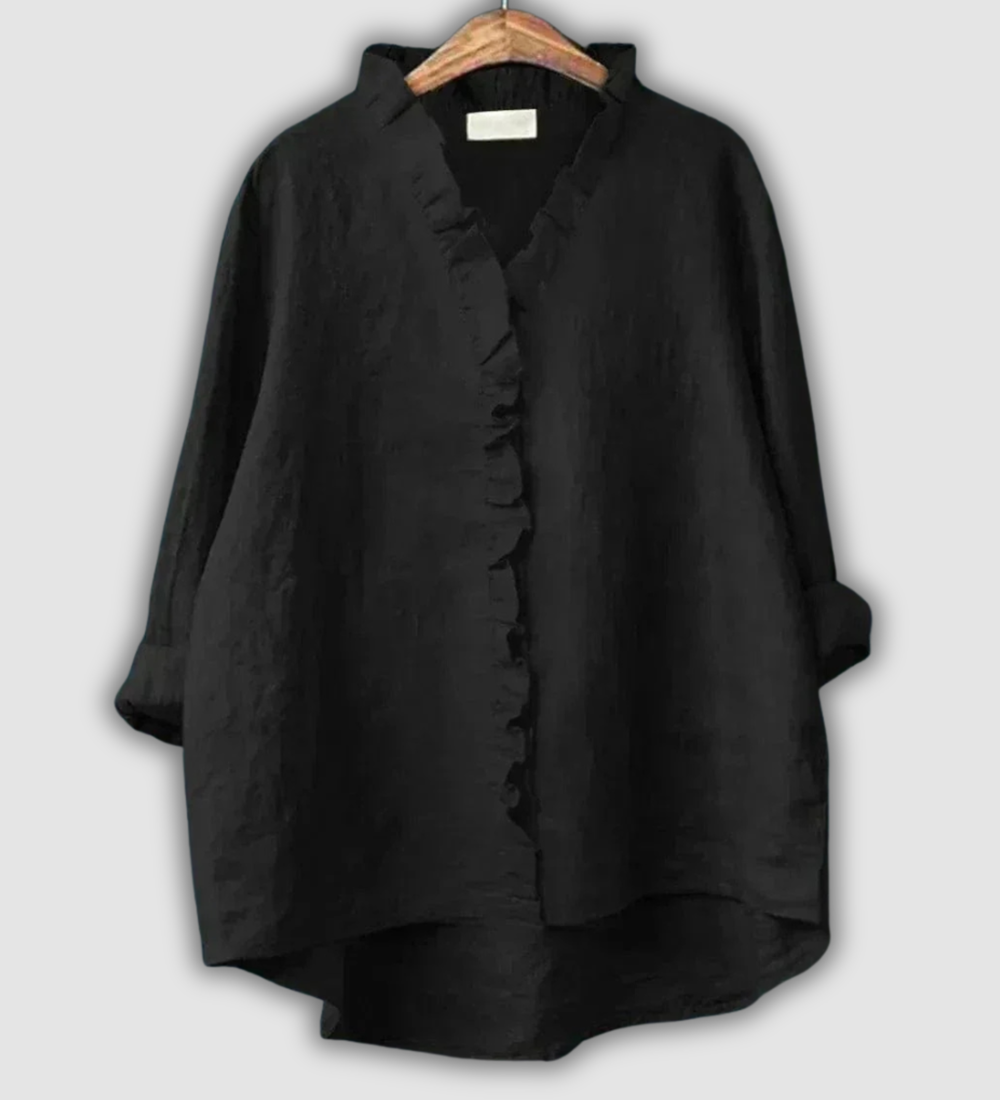 Ľanová Hnedá Blúzka Pokoj