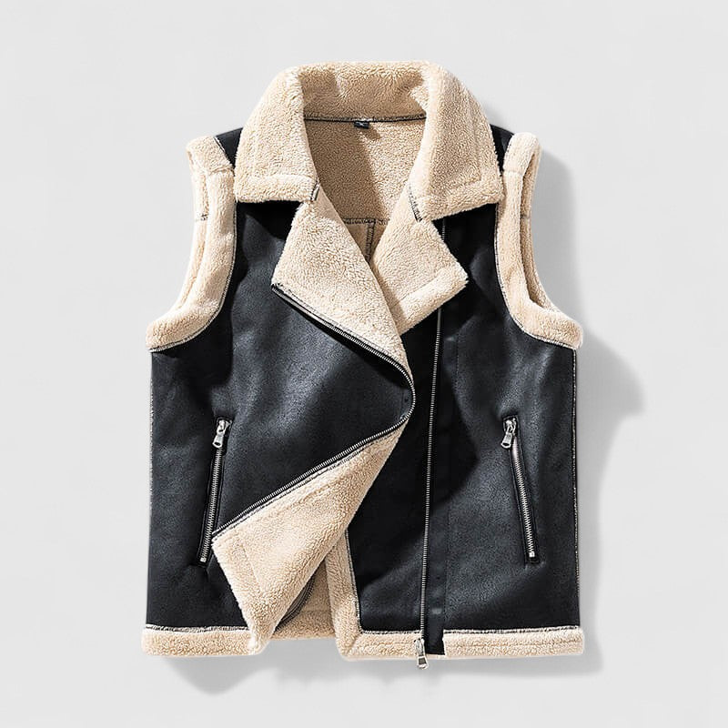 Terézia – Dámska vegánska kožená vesta