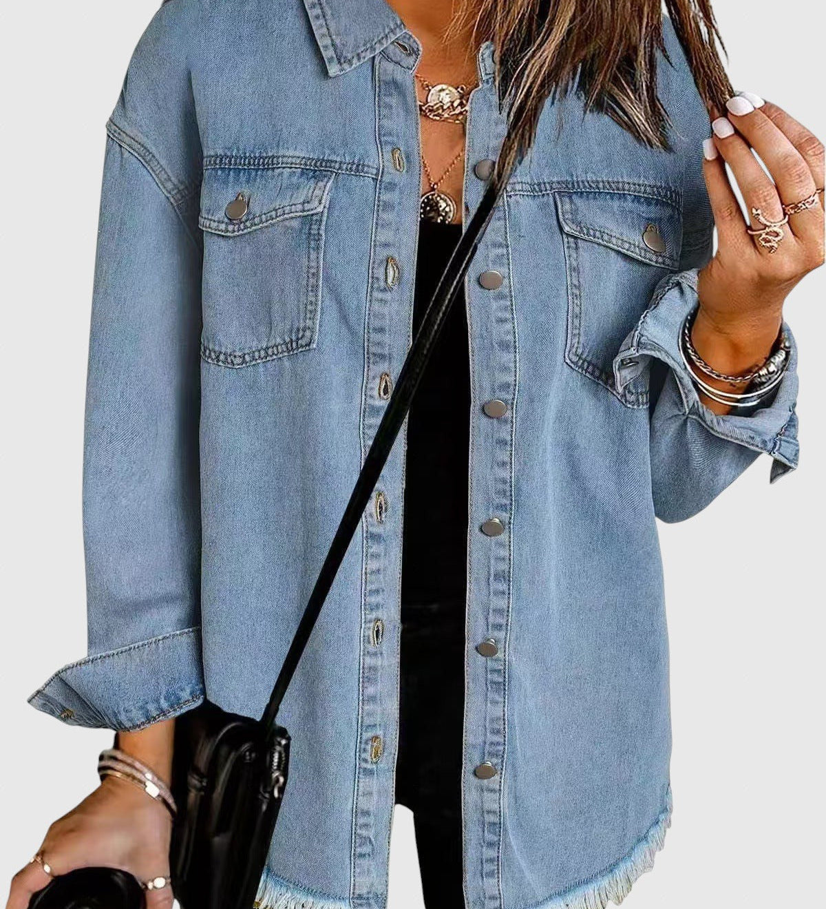 Ruža – Dámska mestská kožená bunda