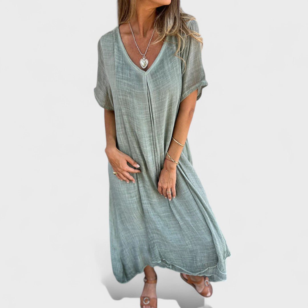 Ester - Šaty s V-čkovým výstrihom