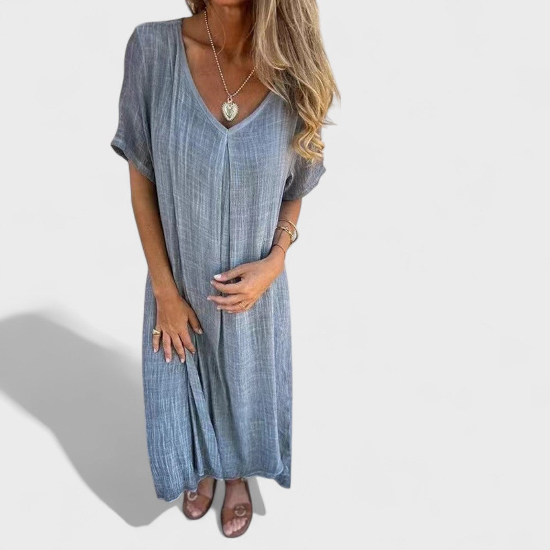 Ester - Šaty s V-čkovým výstrihom