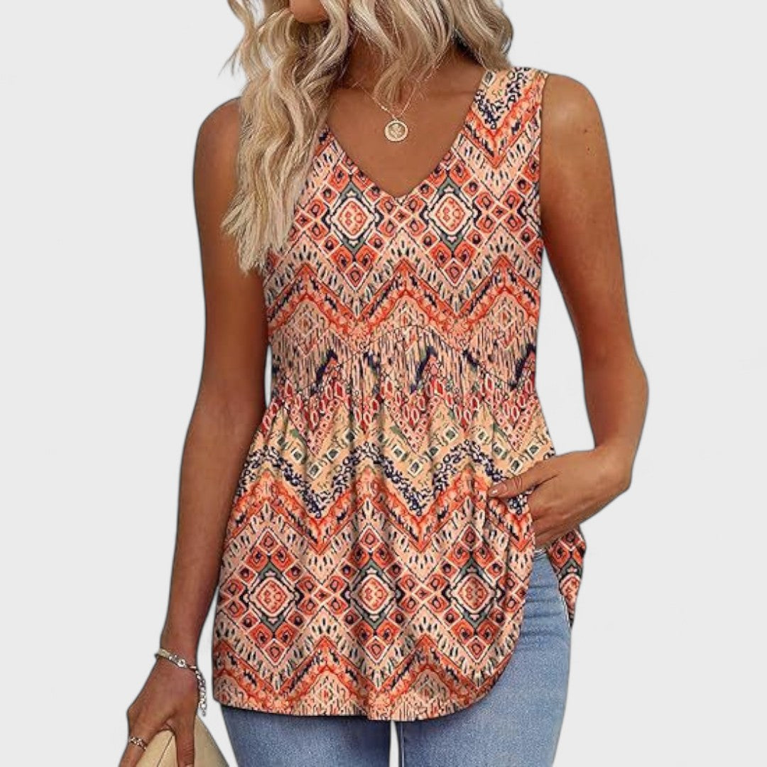 Elenor - Elegantný Casual Denný Top