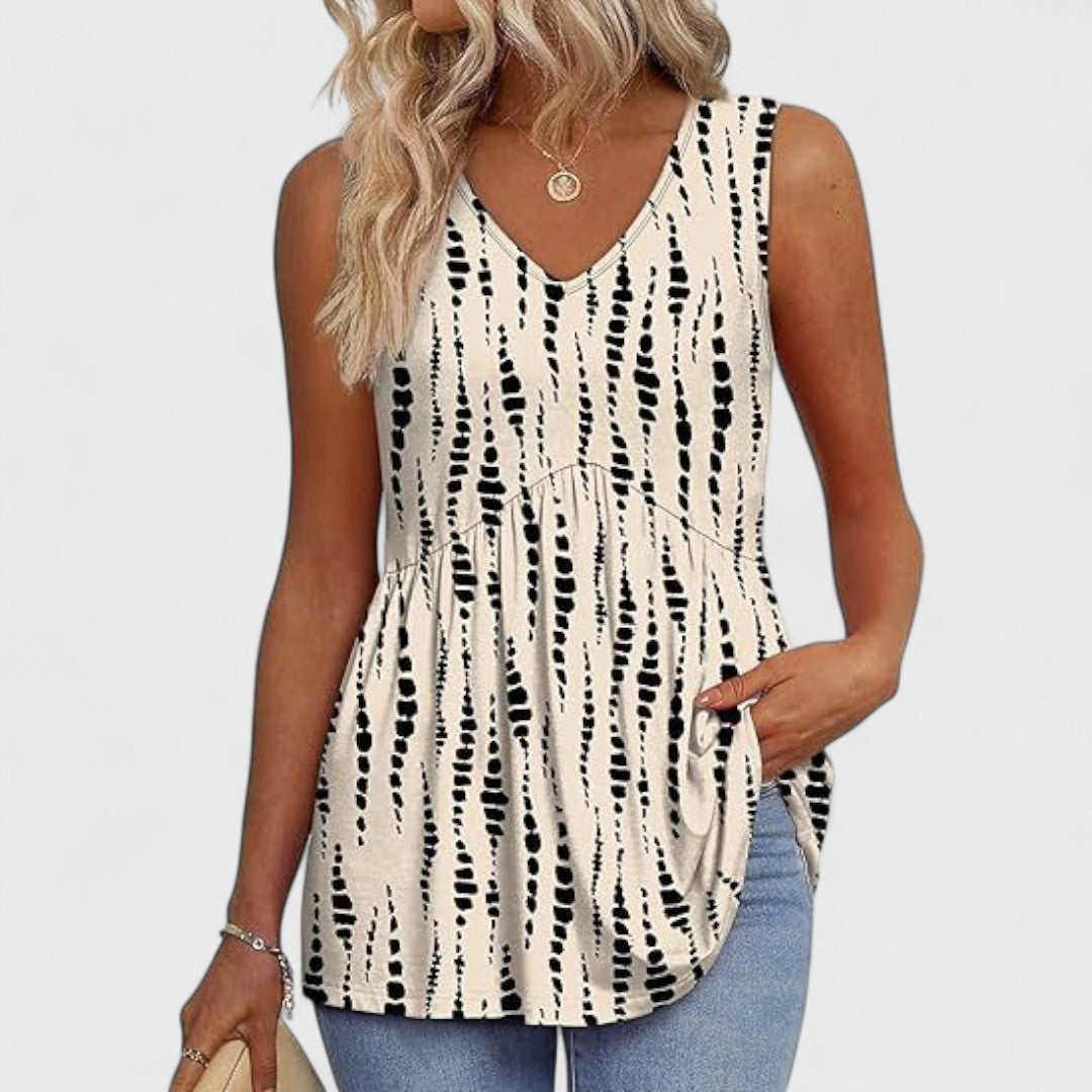 Elenor - Elegantný Casual Denný Top