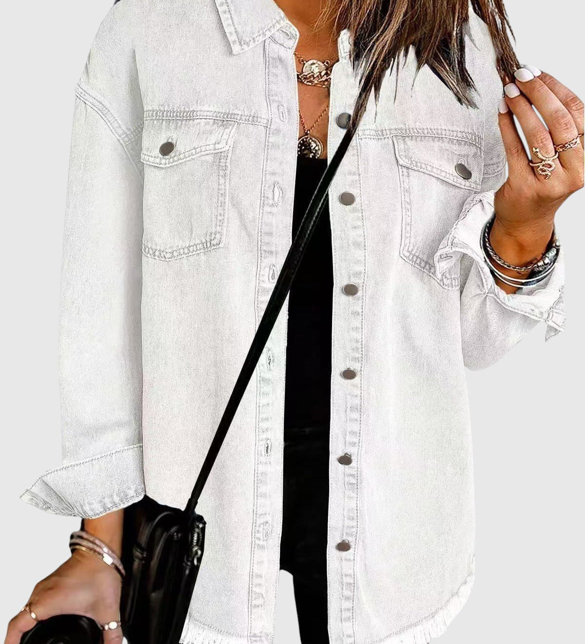 Ruža – Dámska mestská kožená bunda