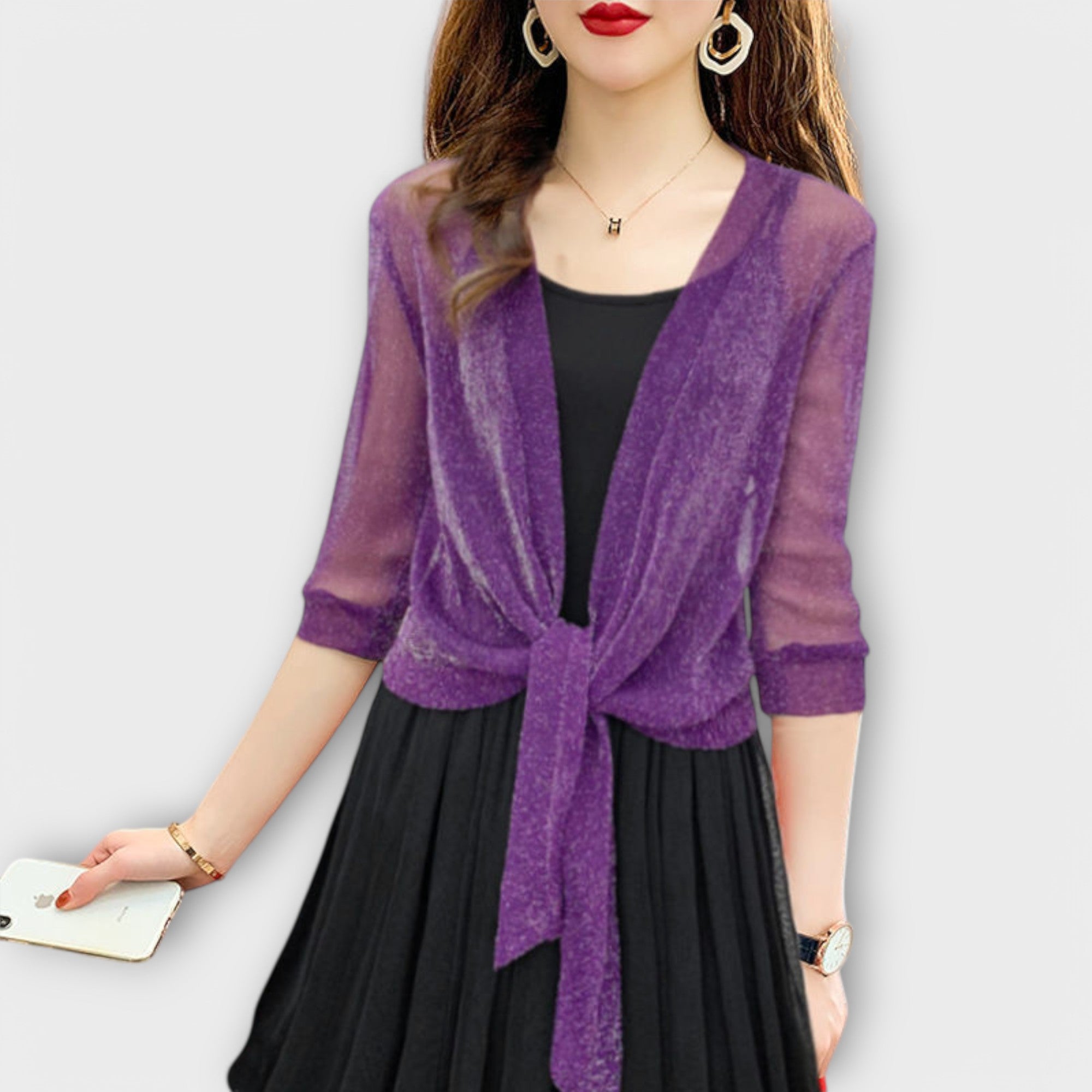 Olivia - Blúzka s otvoreným predným panelom