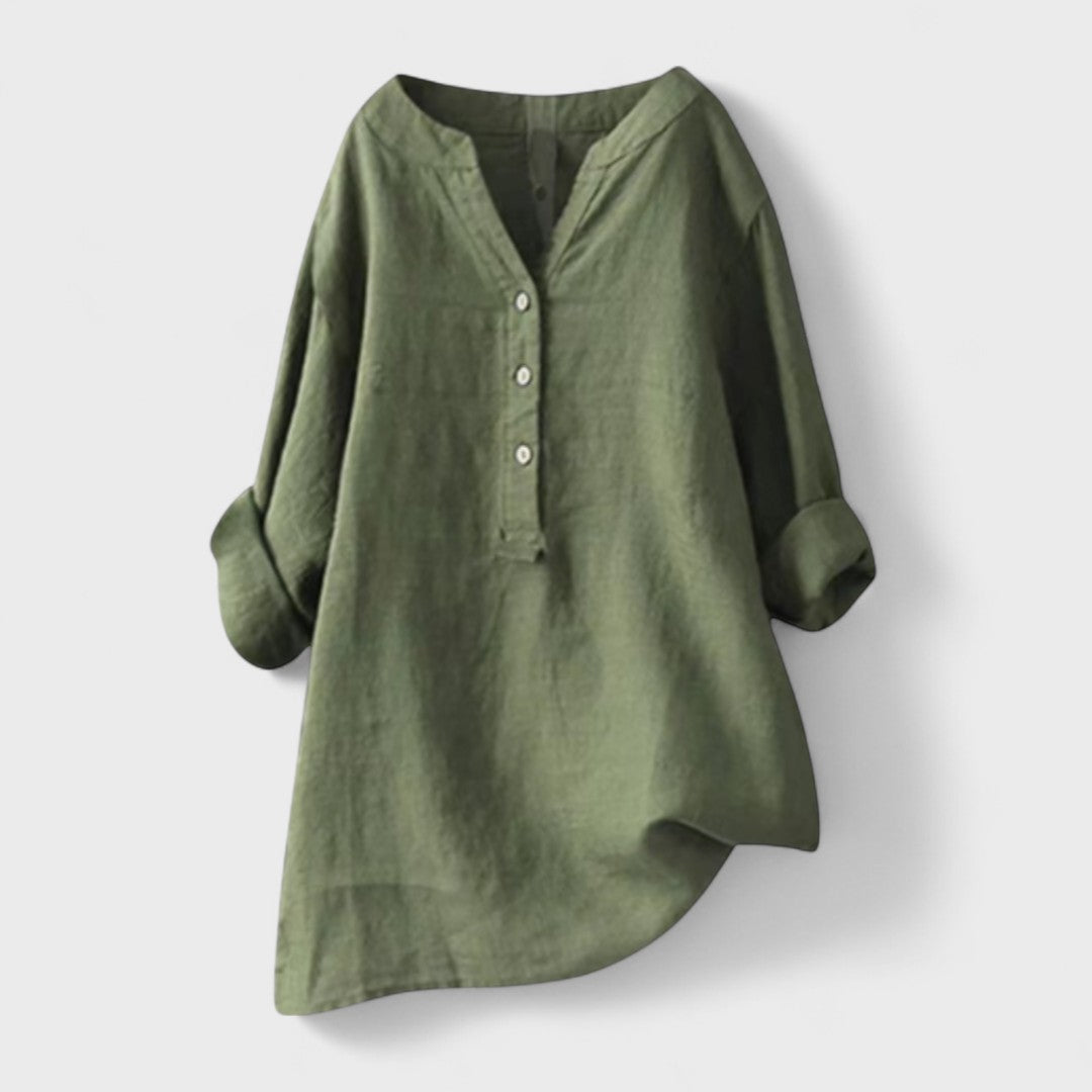 Freya - Pohodlná Košeľa s Gombíkmi