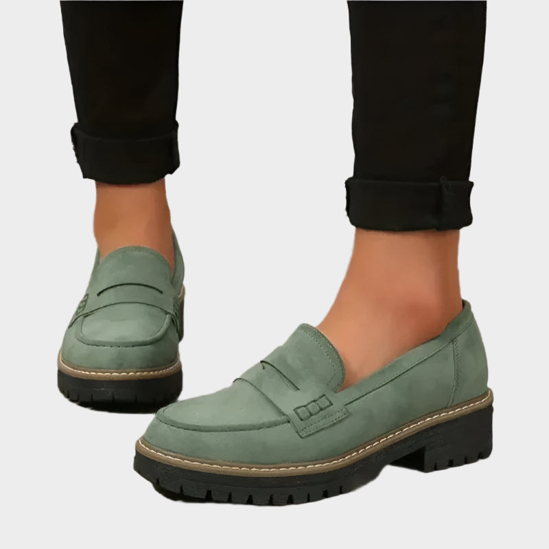 Mokasíny s hrubou podrážkou