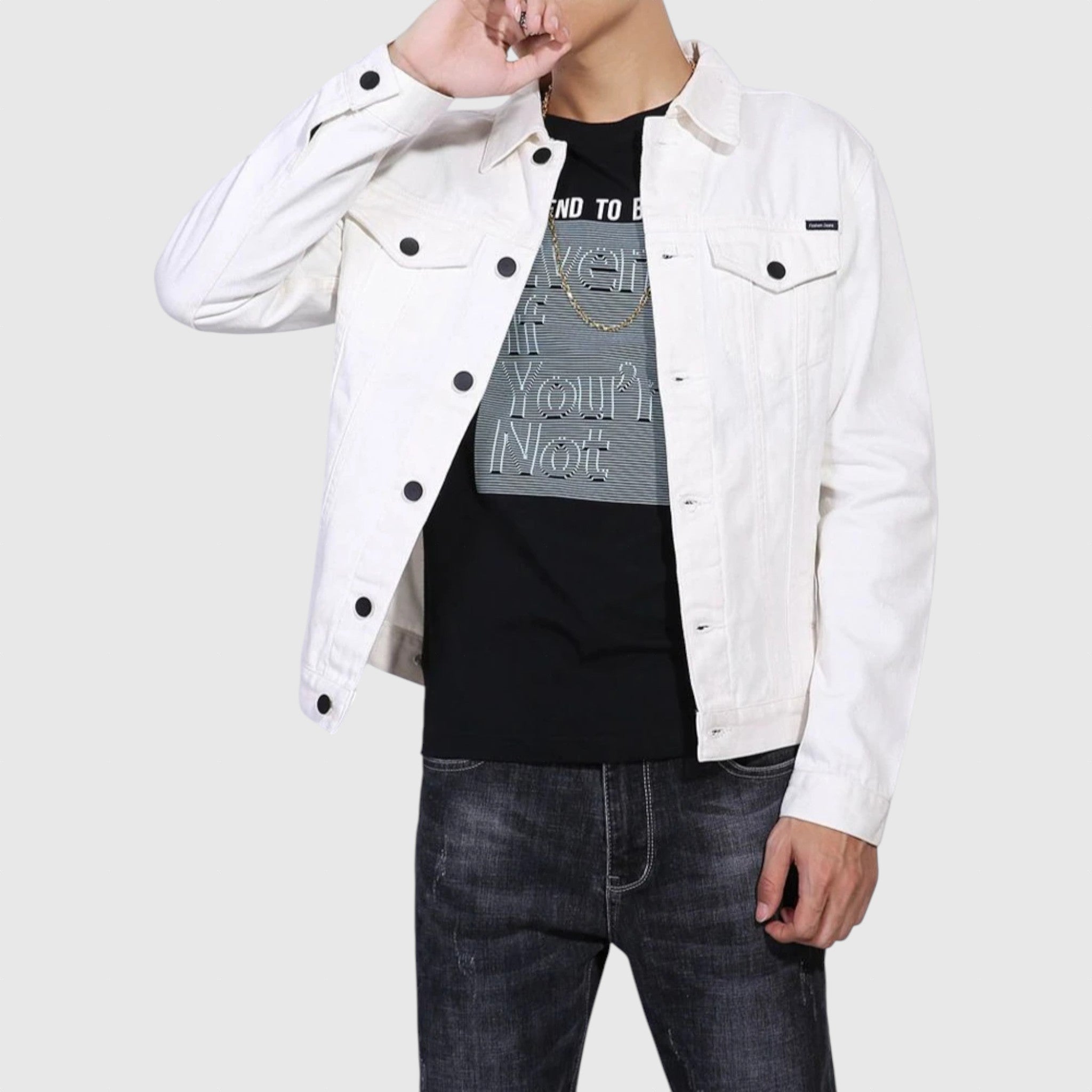 Pánska denimová bunda