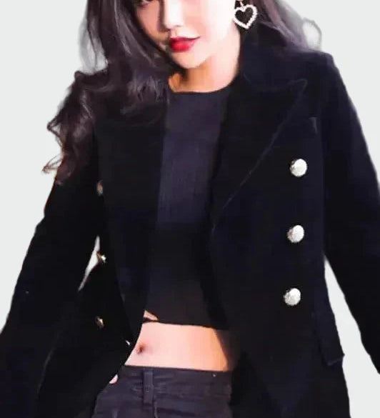 EMA - Elegantný kabát čierny