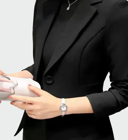 EMA - Elegantný čierny kabát