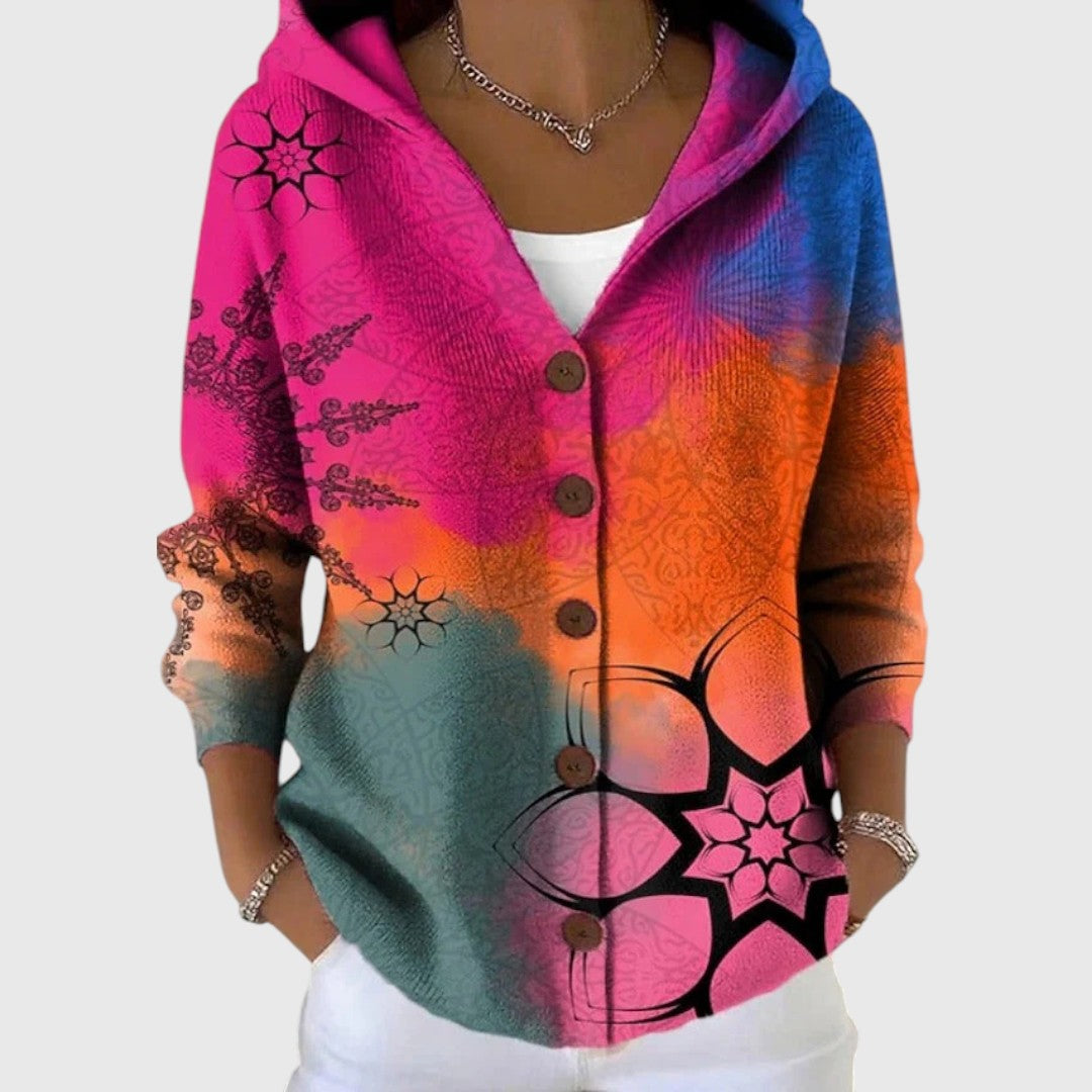 Cassidy - Teplý dlhý kardigán pre ženy