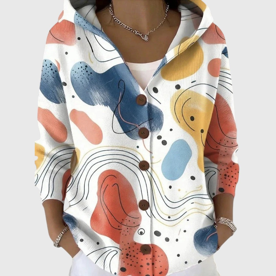 Cassidy - Teplý dlhý kardigán pre ženy