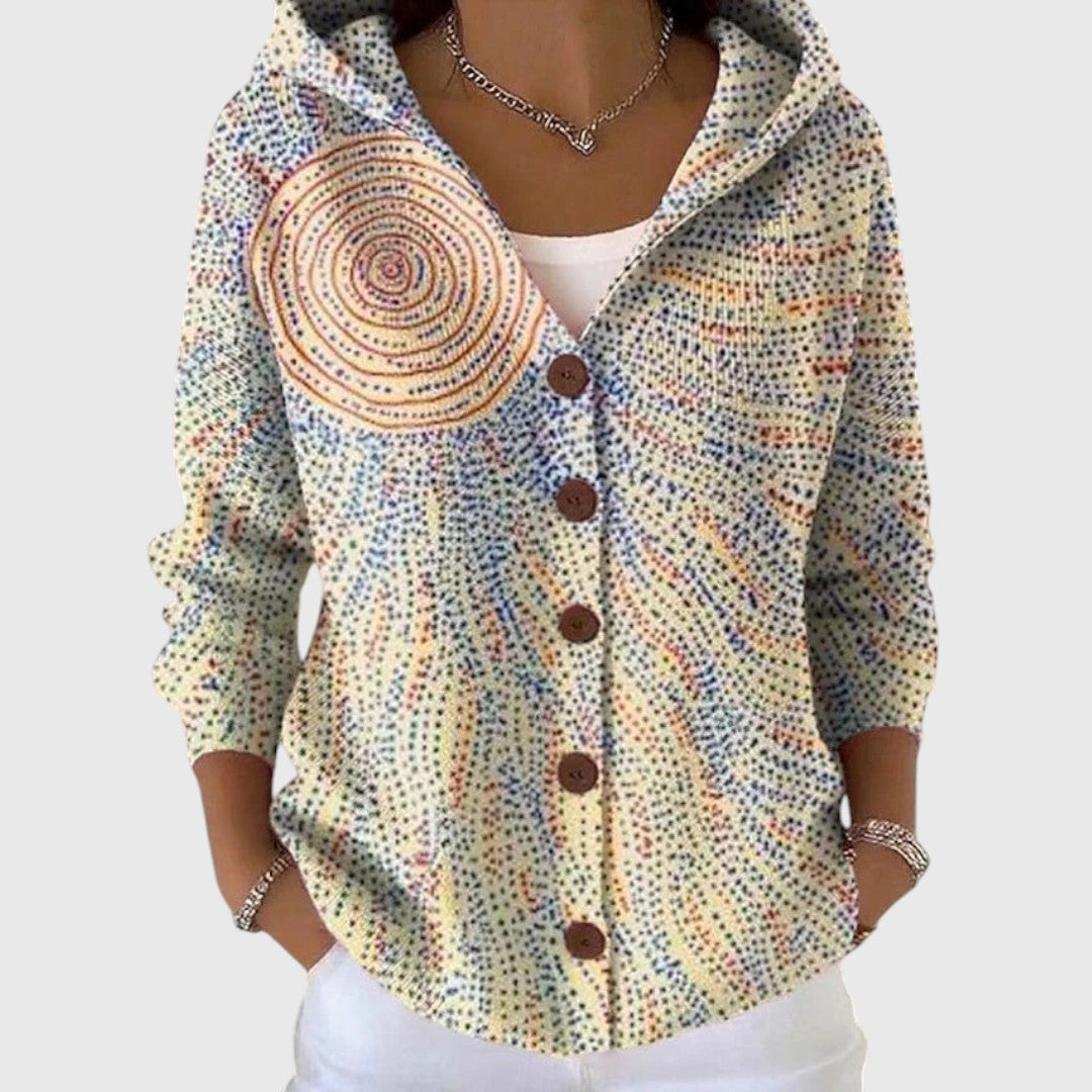 Cassidy - Teplý dlhý kardigán pre ženy