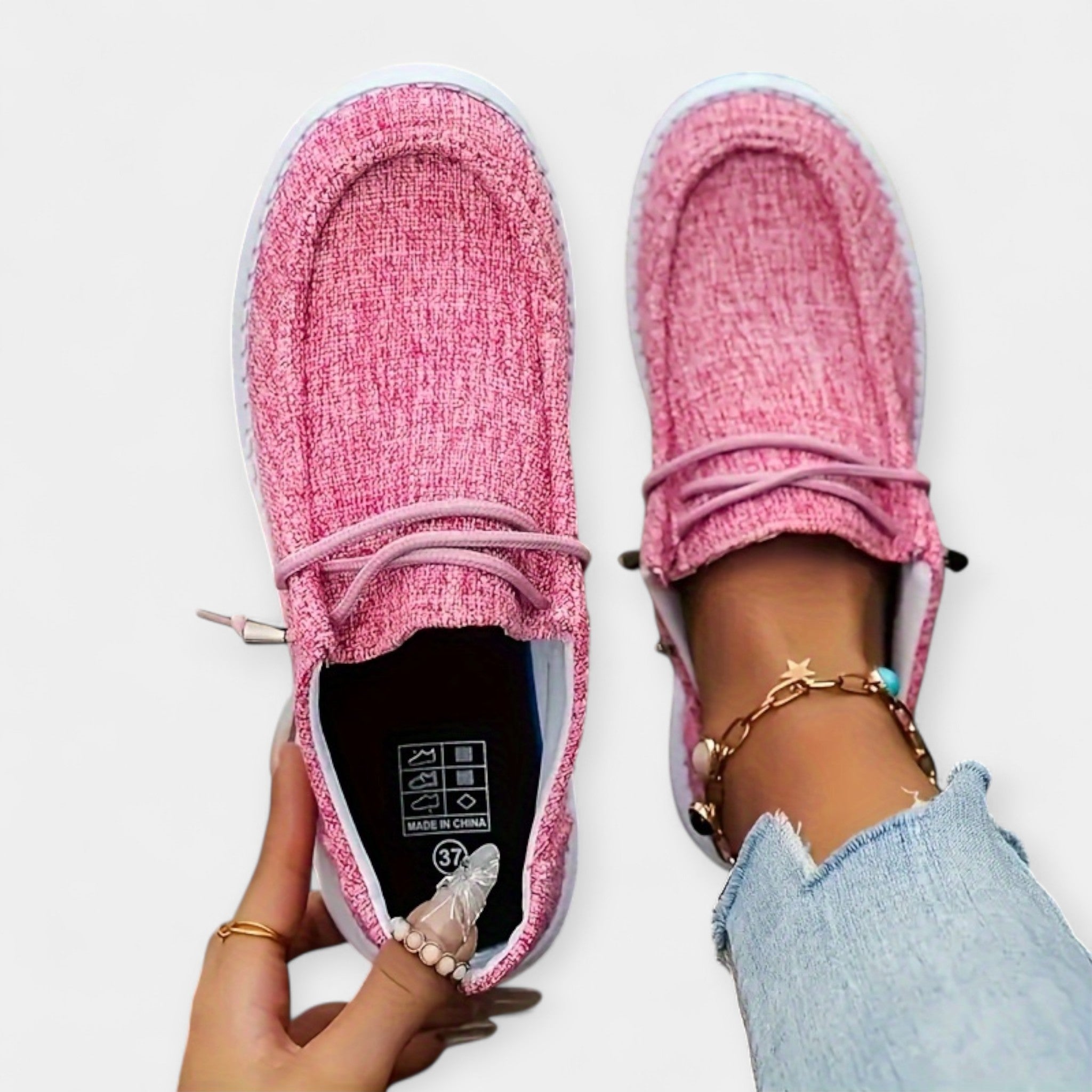 Pohodlné textilné topánky na každodenné nosenie