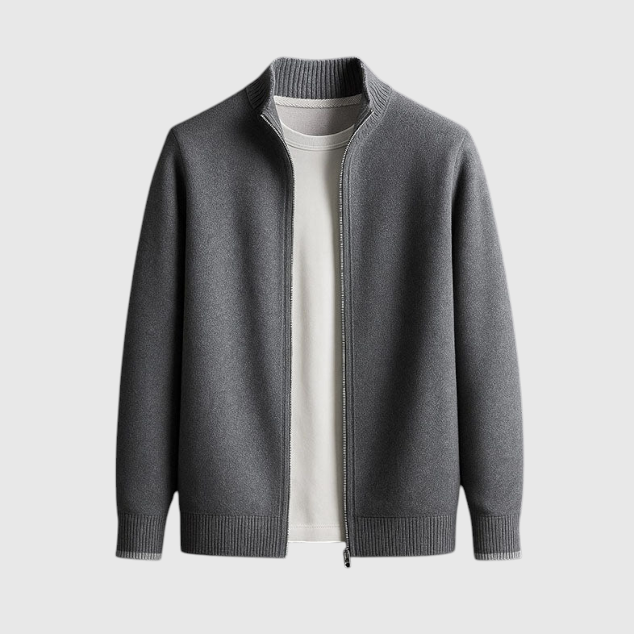 VERON | Prémiový vlněný kabát se zipem